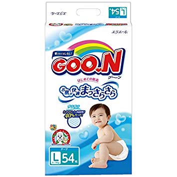 Elleair GOO.N Diaper (with tape straps) Size: L (x54)