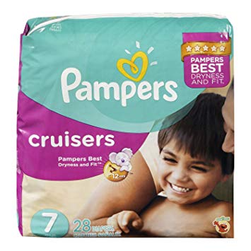 Pampers 28Ct Cruisers Diaper Mega Pack - Size 7