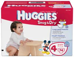 HUGGIES Snug & Dry Diapers Product Shot