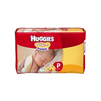 Kimb Clark 67333100 Baby Diaper Huggies Resealable Tabs Preemie Disposable Maximum Absorbency...