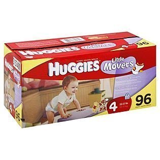 Huggies Little Movers Diapers Size 4 96 Count (Disney Winnie The Pooh)