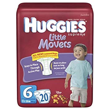 Huggies Little Movers Size 6 - 20ct