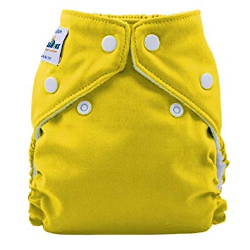 FuzziBunz Perfect Size Cloth Diaper, Mac N Cheese, X-Small 4-12 lbs (Discontinued by Manufacturer)