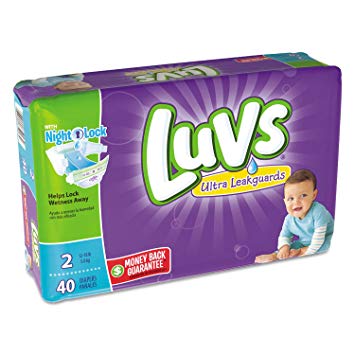 Procter amp; Gamble - Diapers,Luvs,S2,2/40CT