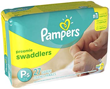 Pampers Swaddlers Diapers - Preemie - 27 ct