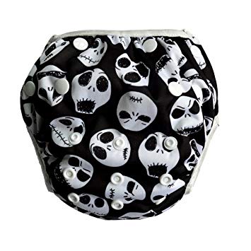 Hibaby One Size Reusable Adjustable Swim Diaper - 7 New Designs Choice (Alien)