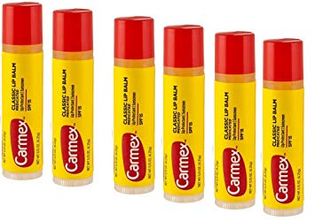 CARMEX MOISTURIZING LIP BALM - Stick ( 6 in a Pack )