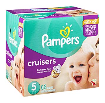 Pampers Cruisers Size 5 Sesame Street Diapers - 66 CT 66 CT (Pack of 6)