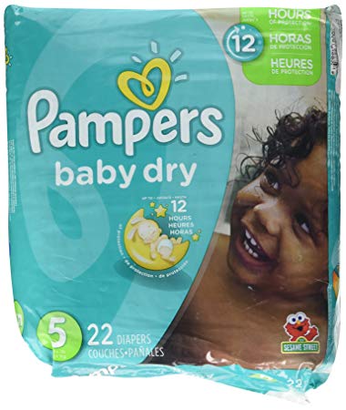 Pampers Baby Dry Diapers - Size 5-22 ct