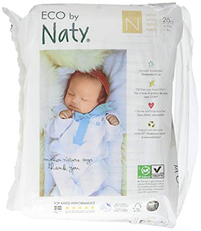 Naty Diapers - Newborn - 26 ct