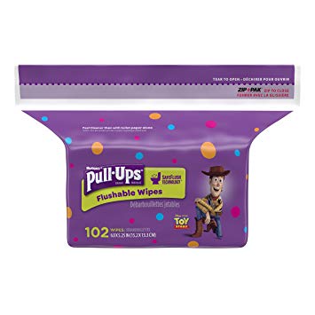 Huggies Pull-Ups Big Kid Flushable Wipes Pack - 102ct