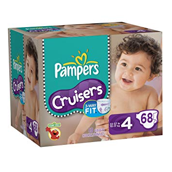 Pampers Cruisers Diapers Big Pack Size 4 68 Count