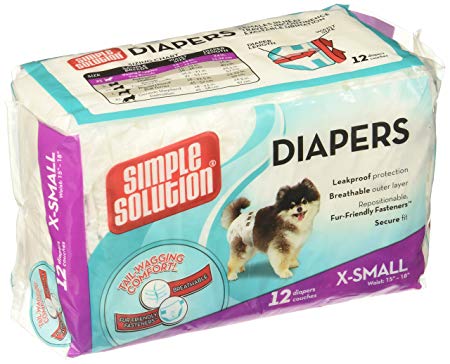 3 PACK Simple Solution Diapers XS (36 Diapers)