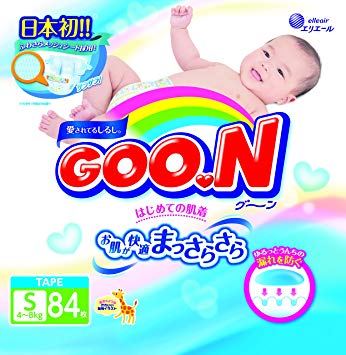 Elleair GOO.N diaper (with tape straps) Size S (x84)